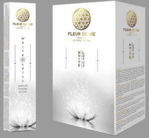 Encens fleur de vie - lotus blanc