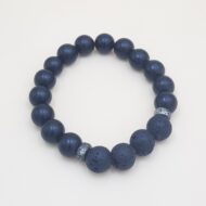 bracelet onyx pierre de lave